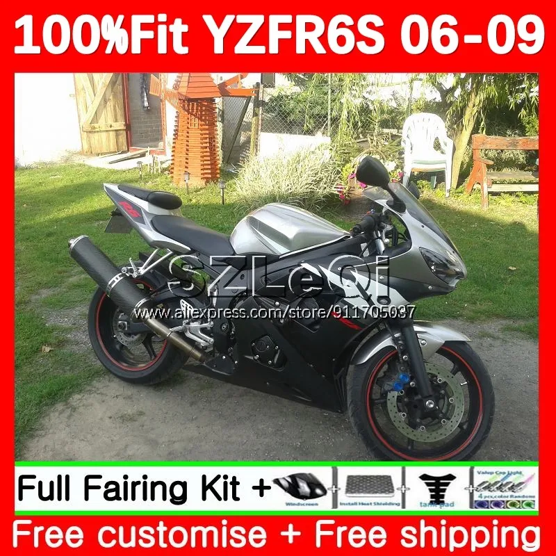 Серебристо-черный Инжекционный корпус для YAMAHA YZF R6S R6 S YZF600 YZF-R6S YZFR6S 06 07 08 09 2006 2007 2008 2009 OEM Обтекатели 127LQ.26
Серебристо-черный Инжекционный корпус для YAMAHA YZF R6S R6 S YZF600 YZF-R6S YZFR6S 06 07 08 09 2006 2007 2008 2009 OEM Обтекатели 127LQ.26