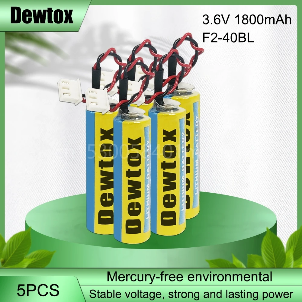5PCS AA 3.6V 1800mAh F2-40BL FX2N/1N PLC CNC lithium Battery Can Replace ER6C With White plug
5PCS AA 3.6V 1800mAh F2-40BL FX2N/1N PLC CNC lithium Battery Can Replace ER6C With White plug