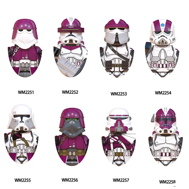 Star Wars WM6127 Building Blocks Anime figure Clone Engineer Airborne Cavalry Squad Minifigure Assembling Toys Children's Gifts
Star Wars WM6127 Building Blocks Anime figure Clone Engineer Airborne Cavalry Squad Minifigure Assembling Toys Children's Gifts