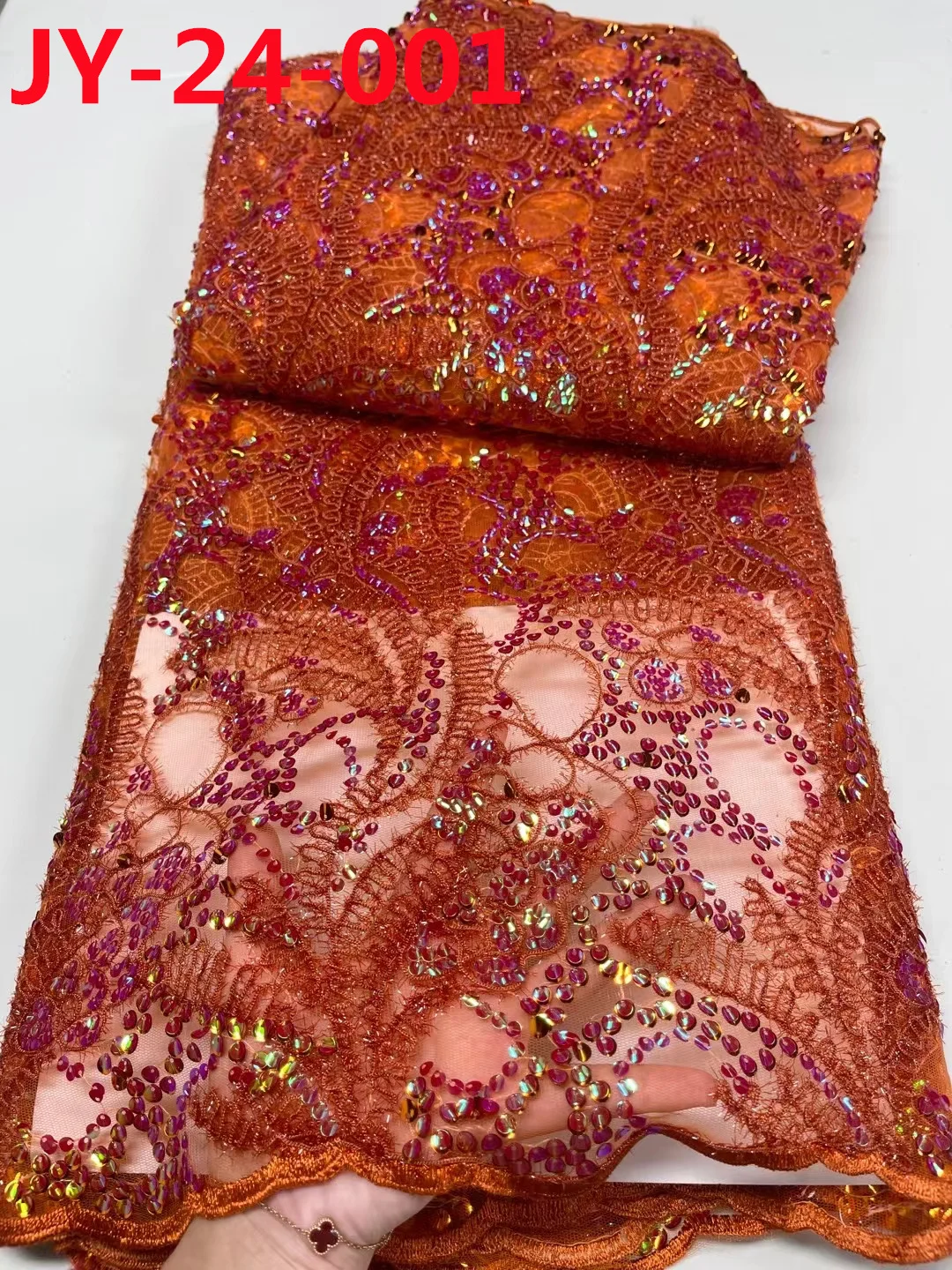 Hand-Made African 3D Lace Fabric French Tulle Net Embroidered Sequins Beads For Nigeria Wedding Party Evening Dress High Quality
Hand-Made African 3D Lace Fabric French Tulle Net Embroidered Sequins Beads For Nigeria Wedding Party Evening Dress High Quality