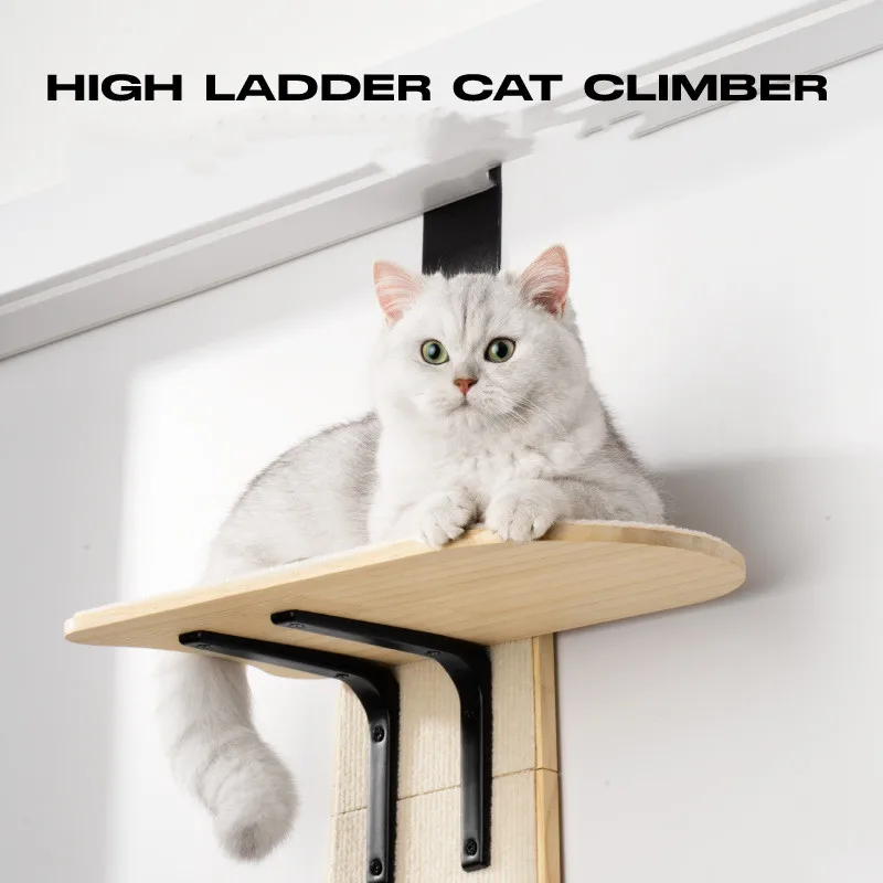 Solid Wood Cat Climbing Frame All-in-one Cat Frame Wall-type Small Apartment Does Not Occupy A Floor Jumping Nest
Solid Wood Cat Climbing Frame All-in-one Cat Frame Wall-type Small Apartment Does Not Occupy A Floor Jumping Nest