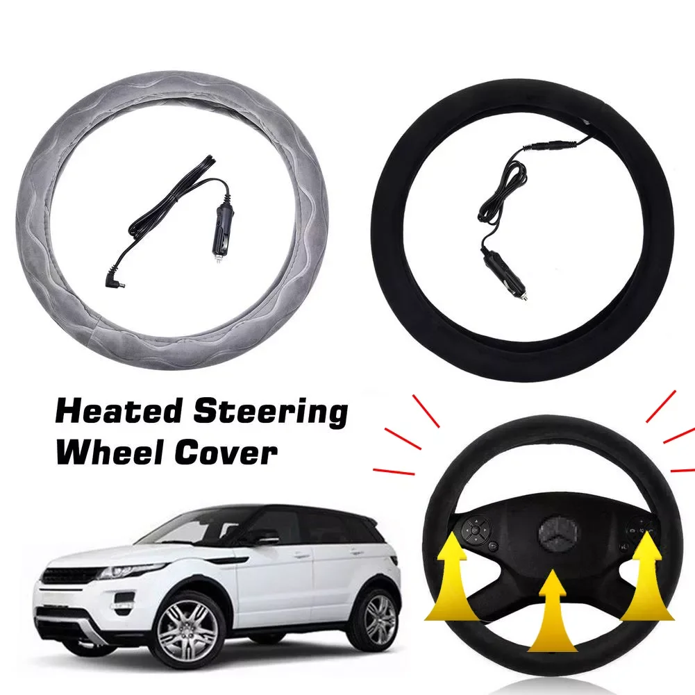1 set DC 12V Car Electric Heating Steering Wheel Cover Case 38cm Steering Wheel Protector Universal For Winter Car Accessories
1 set DC 12V Car Electric Heating Steering Wheel Cover Case 38cm Steering Wheel Protector Universal For Winter Car Accessories