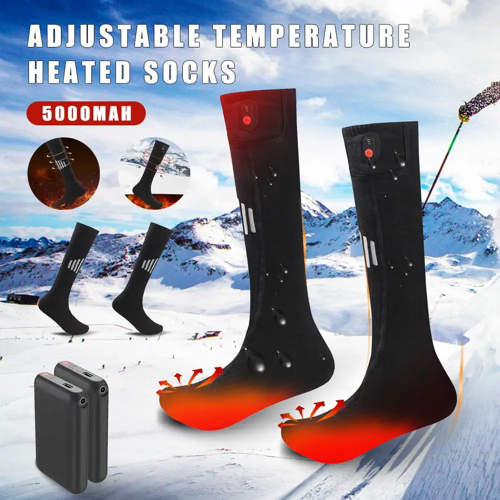 5000mAh Winter Warm Outdoor Socks Rechargeable Electric Heating Socks Three Modes Comfortable Water Resistant Warm Sock
5000mAh Winter Warm Outdoor Socks Rechargeable Electric Heating Socks Three Modes Comfortable Water Resistant Warm Sock