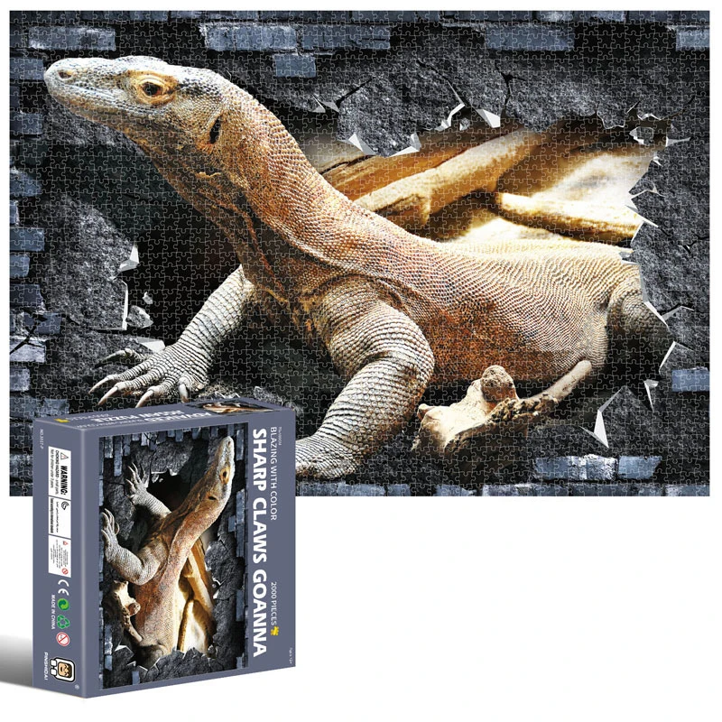 Adult Puzzle 2000 Piece 70x100cm Sharp Claws Turtle Creative Decompression Interactive Toy Game Jigsaw Gift Factory Dropshipping
Adult Puzzle 2000 Piece 70x100cm Sharp Claws Turtle Creative Decompression Interactive Toy Game Jigsaw Gift Factory Dropshipping