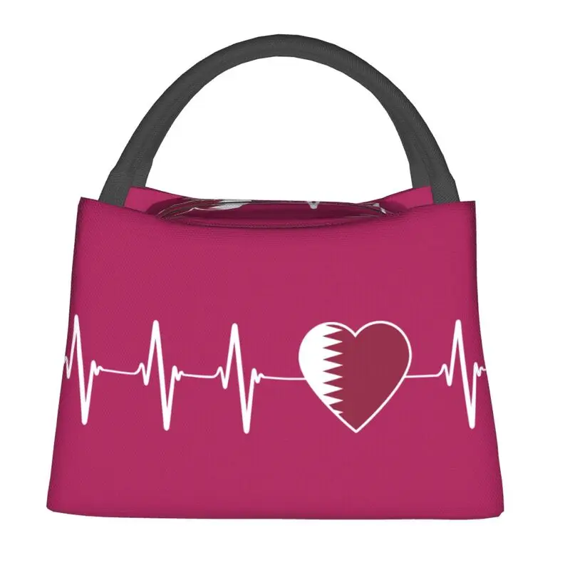 Heartbeat Qatari Flag Insulated Lunch Bag for Outdoor Picnic Qatari Pride Portable Cooler Thermal Lunch Box Women
Heartbeat Qatari Flag Insulated Lunch Bag for Outdoor Picnic Qatari Pride Portable Cooler Thermal Lunch Box Women