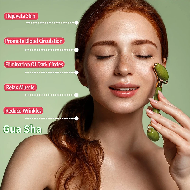 Natural Massager For Face Scraper For Face Massager Jade Roller Guasha Scraper For Face Microniddle Roller Face makeup tools New
Natural Massager For Face Scraper For Face Massager Jade Roller Guasha Scraper For Face Microniddle Roller Face makeup tools New