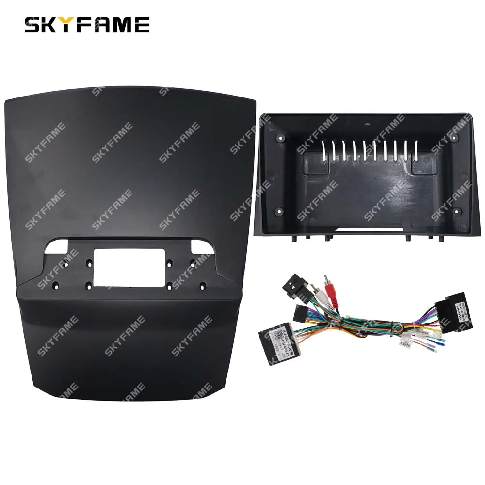 

SKYFAME Car Frame Fascia Adapter Canbus Box Decoder Android Radio Dash Fitting Panel Kit For Ford Fiesta