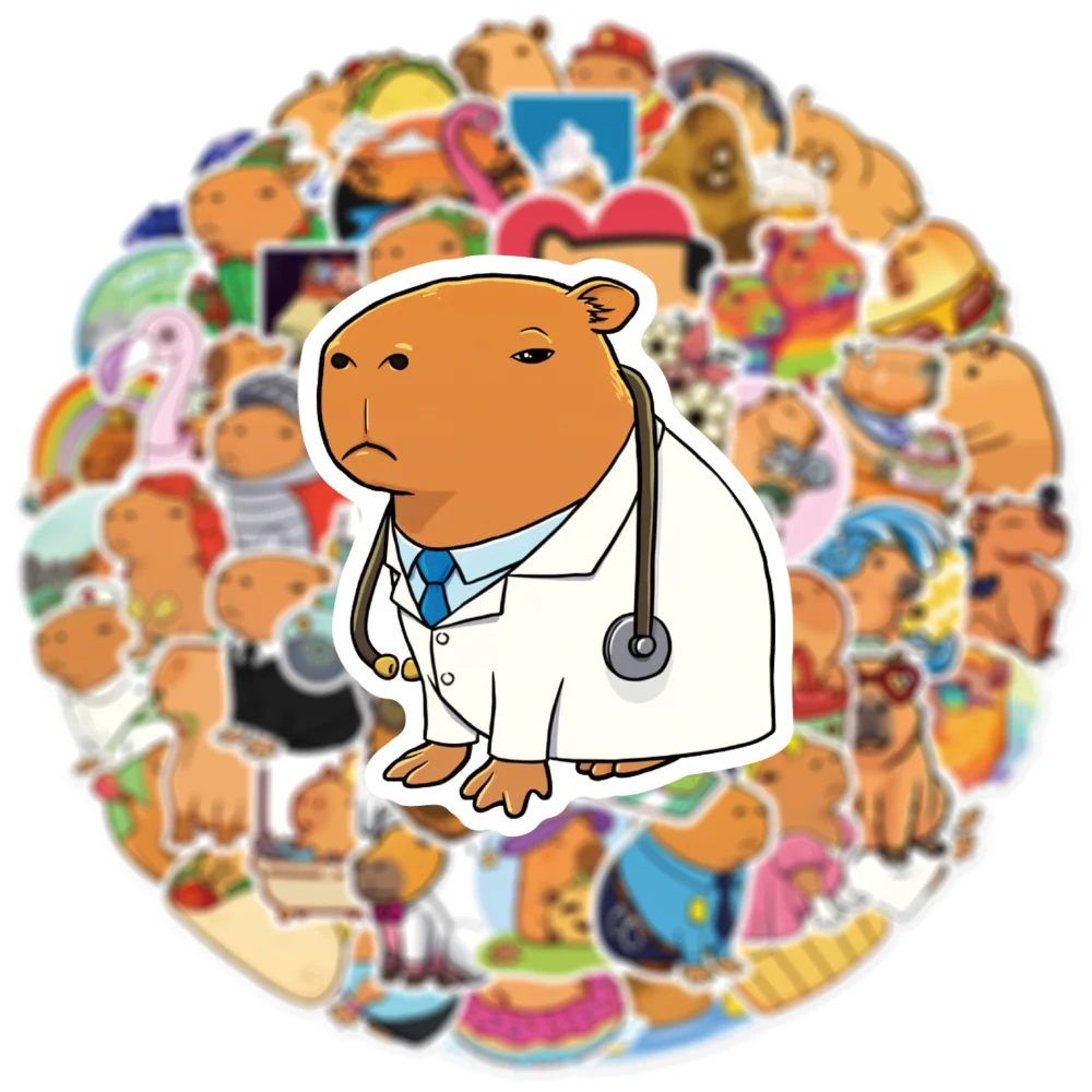10/50PCS Cartoon Cute Plump Capybara Stickers Vintage Toy DIY Kids Notebook Luggage Phone Laptop Refrigerator Decals Graffiti
10/50PCS Cartoon Cute Plump Capybara Stickers Vintage Toy DIY Kids Notebook Luggage Phone Laptop Refrigerator Decals Graffiti