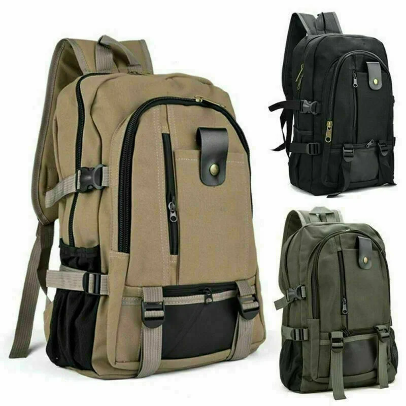 35L Men's Canvas Backpack Lightweight Large Capacity Bag Leisure Travel Outdoor Camping Multi-pocket Backpack Trekking
35L Men's Canvas Backpack Lightweight Large Capacity Bag Leisure Travel Outdoor Camping Multi-pocket Backpack Trekking