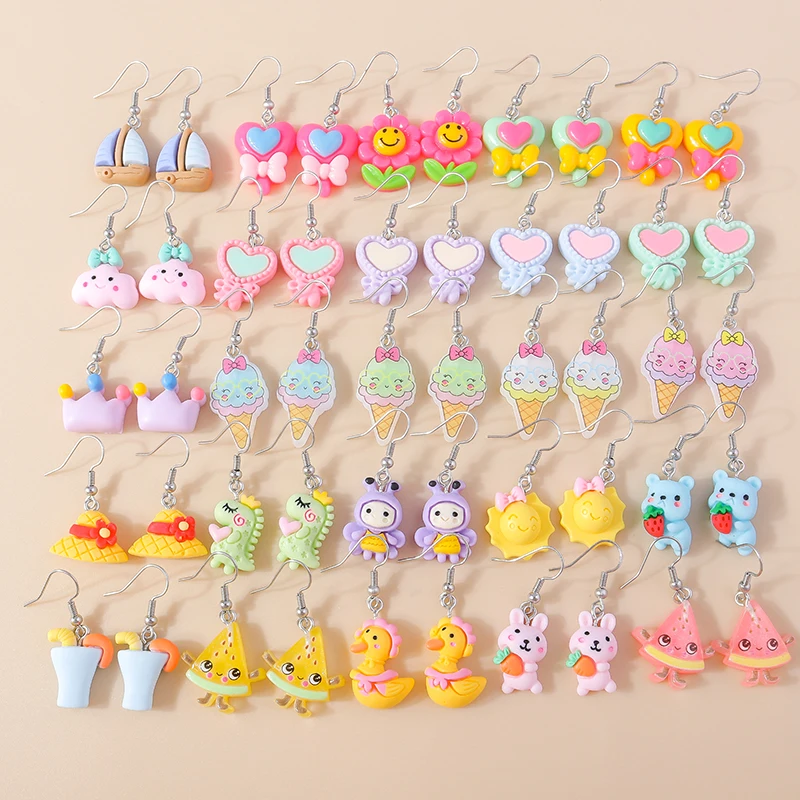 Fashion Flower Drop Earrings for Women Colorful Rainbow Clouds Love Heart Dangle Hook Earrings Girls Party Holiday Jewelry Gifts
Fashion Flower Drop Earrings for Women Colorful Rainbow Clouds Love Heart Dangle Hook Earrings Girls Party Holiday Jewelry Gifts