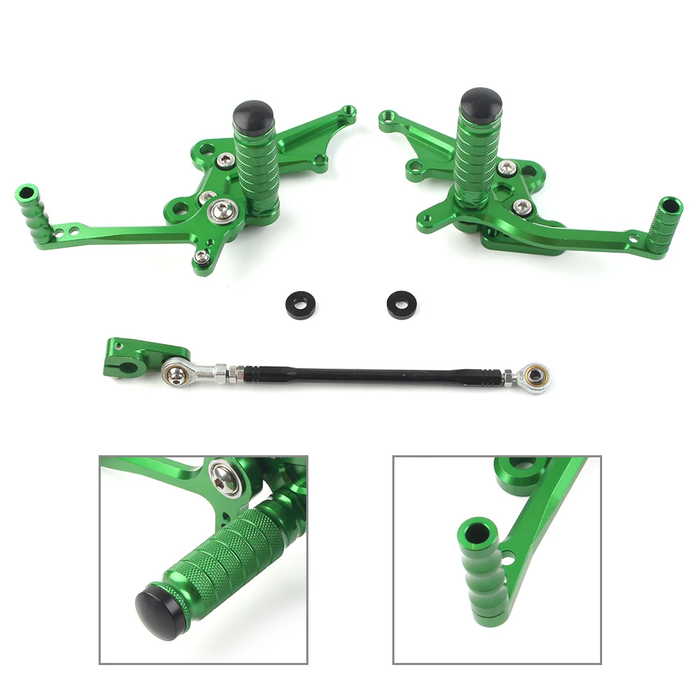 1Pair Green Motorcycle Adjustment Foot Rest Rear Set Kits Footrest For Kawasaki Ninja ZX14R 2006 2007 2008 2009 2010 2011
1Pair Green Motorcycle Adjustment Foot Rest Rear Set Kits Footrest For Kawasaki Ninja ZX14R 2006 2007 2008 2009 2010 2011