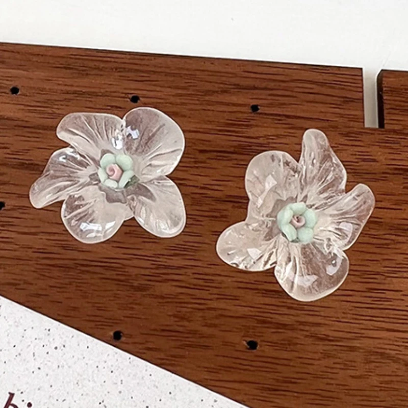 VSnow Exquisite Transparent Blue Flower Stud Earrings for Women Trendy Geometric Acrylic Asymmetric Earrings Jewellery
VSnow Exquisite Transparent Blue Flower Stud Earrings for Women Trendy Geometric Acrylic Asymmetric Earrings Jewellery