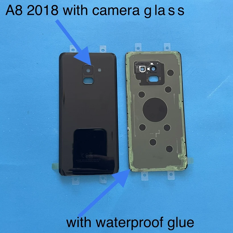 Крышка аккумулятора SAMSUNG Galaxy A8 A530 A530F Plus A730 задняя стеклянная | Мобильные телефоны