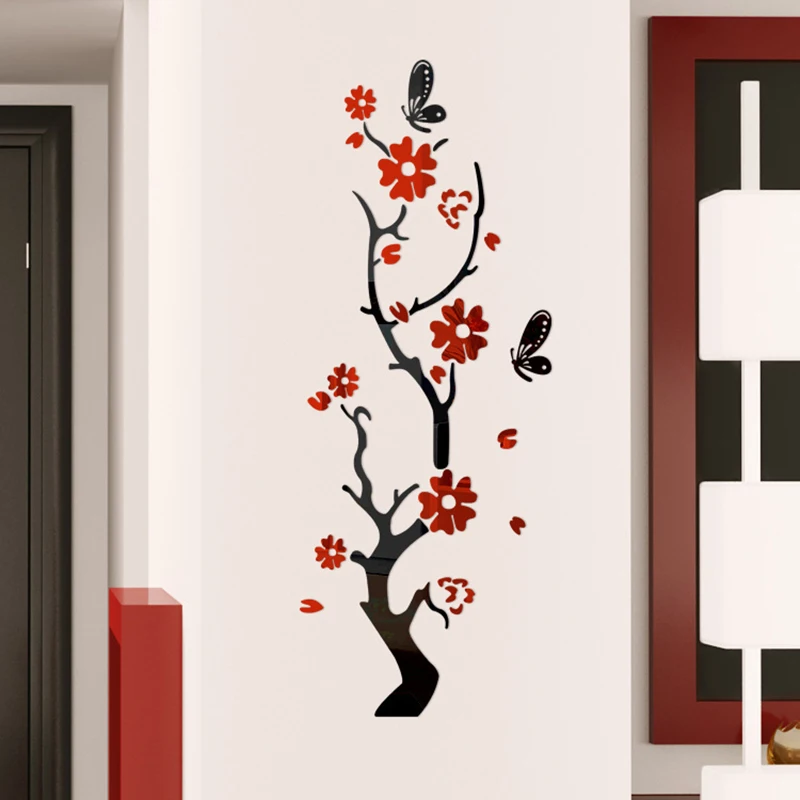 3D New Acrylic Mirror Plum Wall Stickers Creative DIY Modern Home Living Room Bedroom Porch Background Wall Decoration Stickers
3D New Acrylic Mirror Plum Wall Stickers Creative DIY Modern Home Living Room Bedroom Porch Background Wall Decoration Stickers