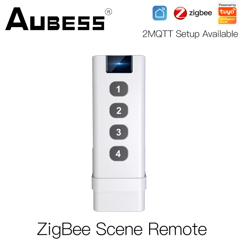 Aubess Tuya Smart Life ZigBee Smart Home Wireless Switch 4 Gangs Remote Tuya Zigbee Hub Required No Limit To Control Home Device
Aubess Tuya Smart Life ZigBee Smart Home Wireless Switch 4 Gangs Remote Tuya Zigbee Hub Required No Limit To Control Home Device
