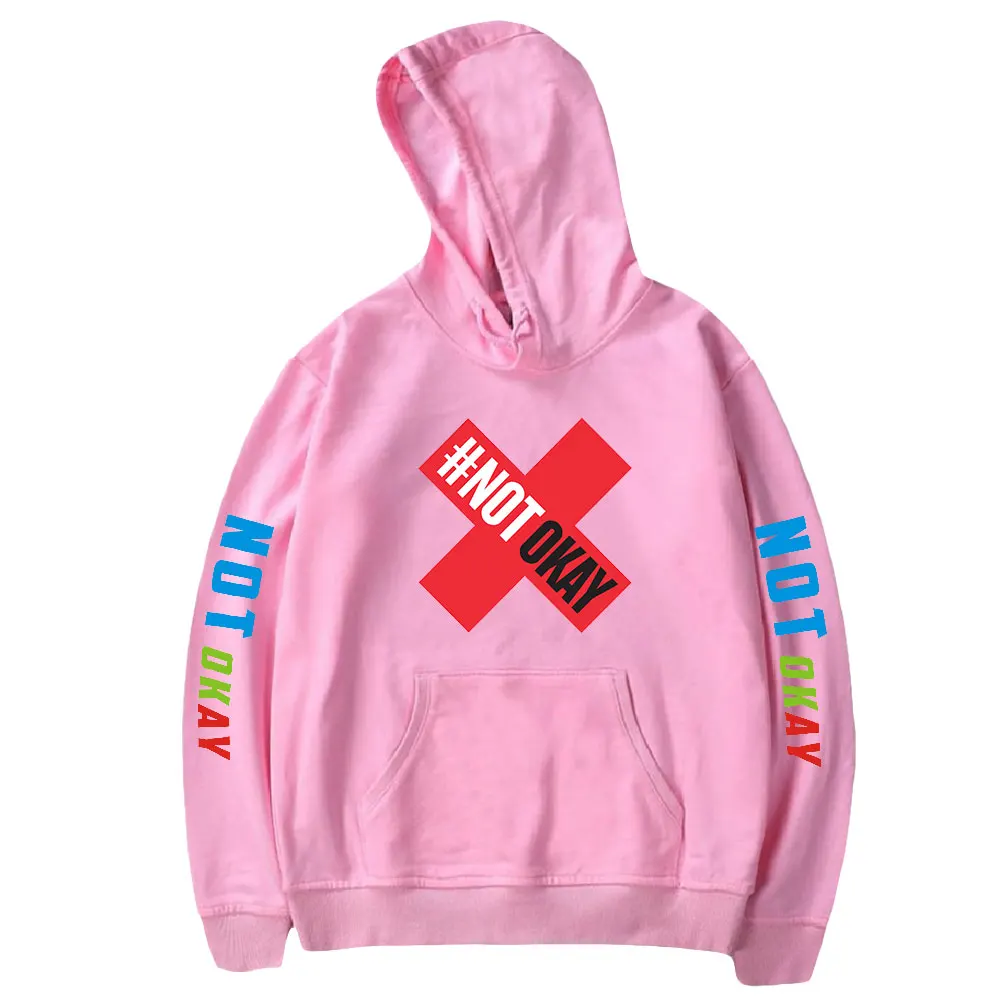 Not Okay Hoodies Sweatshirts Harajuku Printing Trendy Personalised Hoodie Streetwear Pullover Unique Fashion High Street Unisex
Not Okay Hoodies Sweatshirts Harajuku Printing Trendy Personalised Hoodie Streetwear Pullover Unique Fashion High Street Unisex