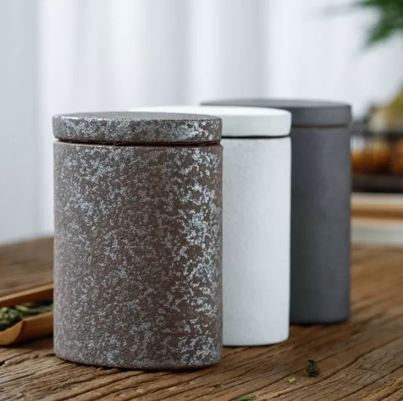 Japanese Style Stoneware Tea Pot Ceramic Sealed pot household simple Taiwan retro wood burning Tea storage jar
Japanese Style Stoneware Tea Pot Ceramic Sealed pot household simple Taiwan retro wood burning Tea storage jar