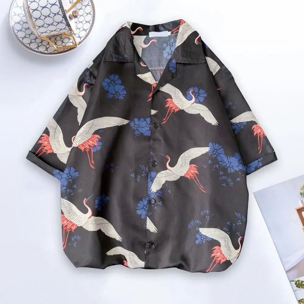 Holiday Shirt Quick Drying Hawaiian Shirt Lapel Turn Down Collar Shirt Top Male Clothing
Holiday Shirt Quick Drying Hawaiian Shirt Lapel Turn Down Collar Shirt Top Male Clothing