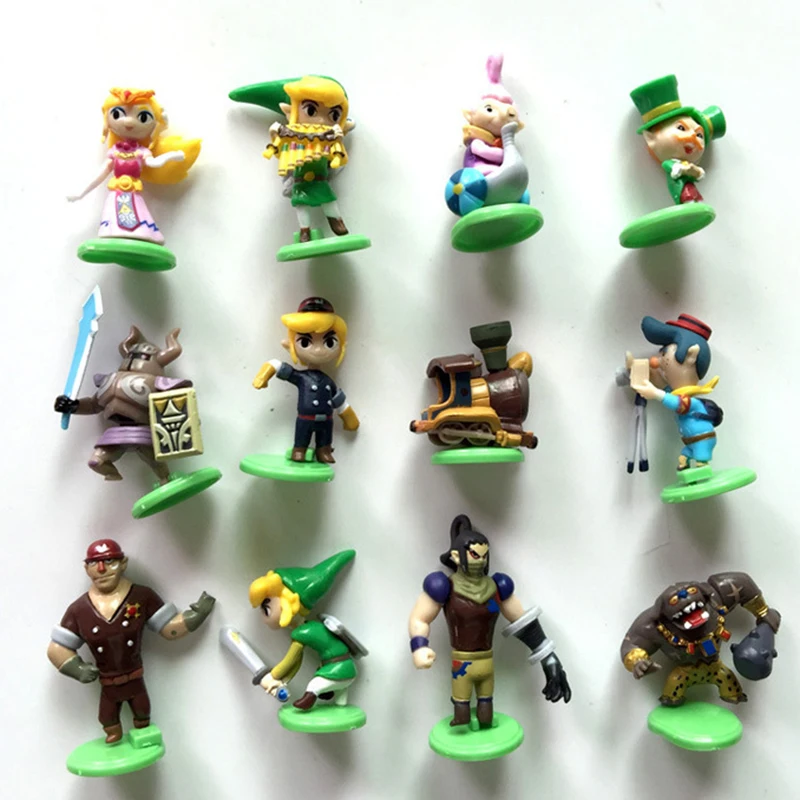 12pcs/Lot The Legend of Zelda Link Q Version PVC Action Figure Model Toys Gift
12pcs/Lot The Legend of Zelda Link Q Version PVC Action Figure Model Toys Gift
