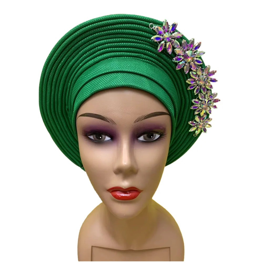 Chic Nigerian Turban Femme Headwrap Handmade African Hijab For Marriage Party Headtie Already Made Head Scarf 1 pcs/pack
Chic Nigerian Turban Femme Headwrap Handmade African Hijab For Marriage Party Headtie Already Made Head Scarf 1 pcs/pack