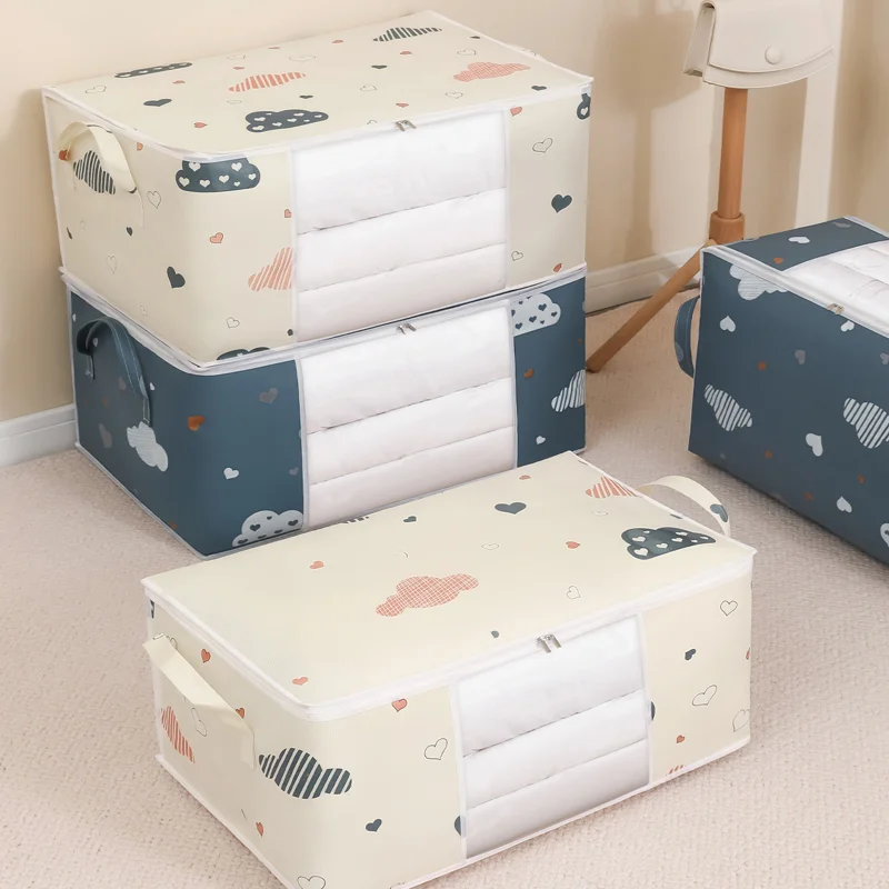 Big Capacity Quilt Clothes Storage Bag Duvet Blanket Sorting Bags Dustproof Closet Under-Bed Storage Moisture Proof Organizer
Big Capacity Quilt Clothes Storage Bag Duvet Blanket Sorting Bags Dustproof Closet Under-Bed Storage Moisture Proof Organizer