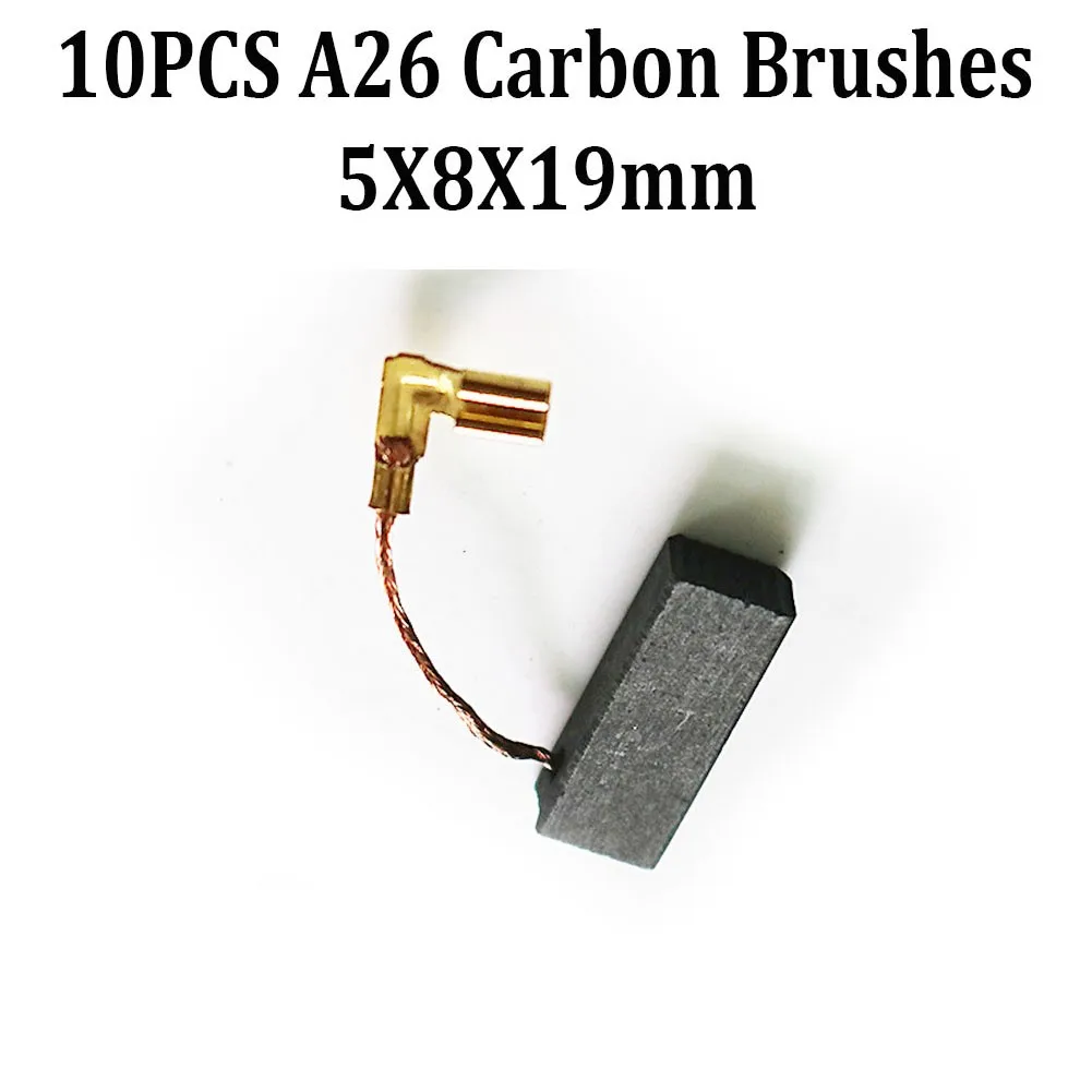 10PCS Electric Motor Carbon Brushes Replacement For Rotary Hammer Drill Circular Saw Cut-off Saw Angle Grinder Power Tools
10PCS Electric Motor Carbon Brushes Replacement For Rotary Hammer Drill Circular Saw Cut-off Saw Angle Grinder Power Tools