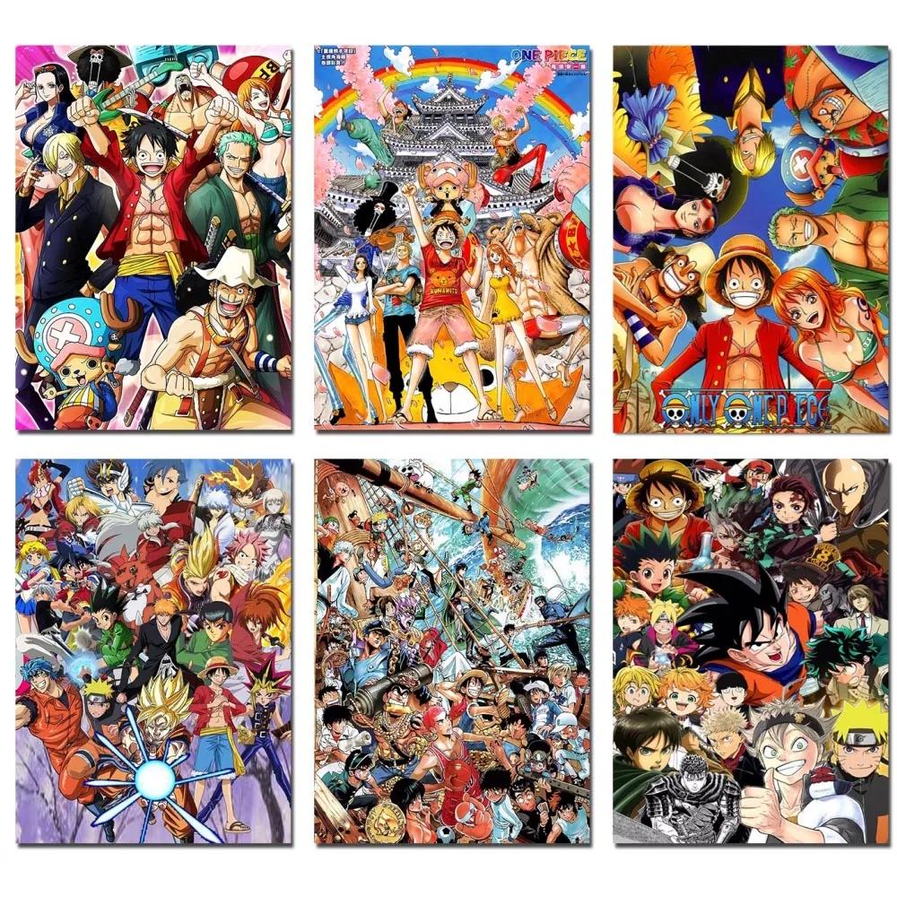 Bandai Japanese Anime Canvas Painting One Peice Dragon Ball Characters Posters Wall Art Pictures Prints for Kids Room Home Decor
Bandai Japanese Anime Canvas Painting One Peice Dragon Ball Characters Posters Wall Art Pictures Prints for Kids Room Home Decor
