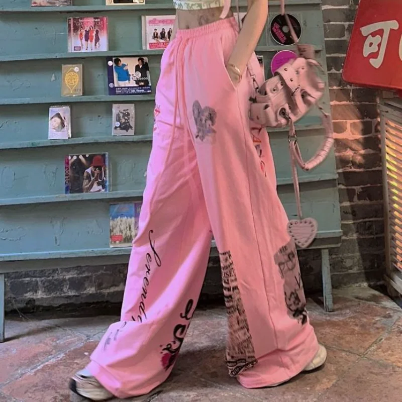Deeptown Pink Streetwear Cyber Y2k Sweatpants Women Harajuku Baddie Korean Fashion Pants Kpop Sport Joggers Trousers Aesthetic
Deeptown Pink Streetwear Cyber Y2k Sweatpants Women Harajuku Baddie Korean Fashion Pants Kpop Sport Joggers Trousers Aesthetic