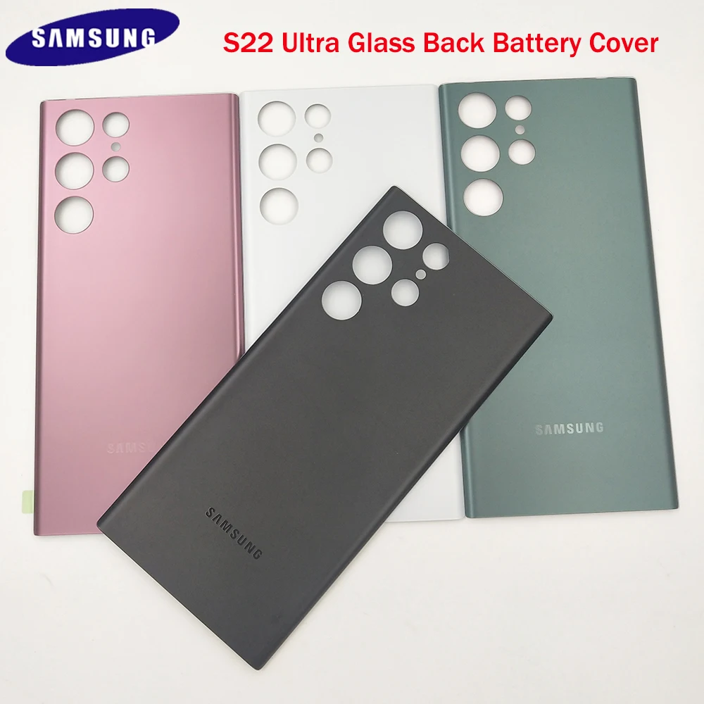 Оригинальная задняя крышка S22 для Samsung Galaxy S22Ultra 5G 3D, стеклянная задняя крышка батарейного отсека, запасные части для S22U
Оригинальная задняя крышка S22 для Samsung Galaxy S22Ultra 5G 3D, стеклянная задняя крышка батарейного отсека, запасные части для S22U