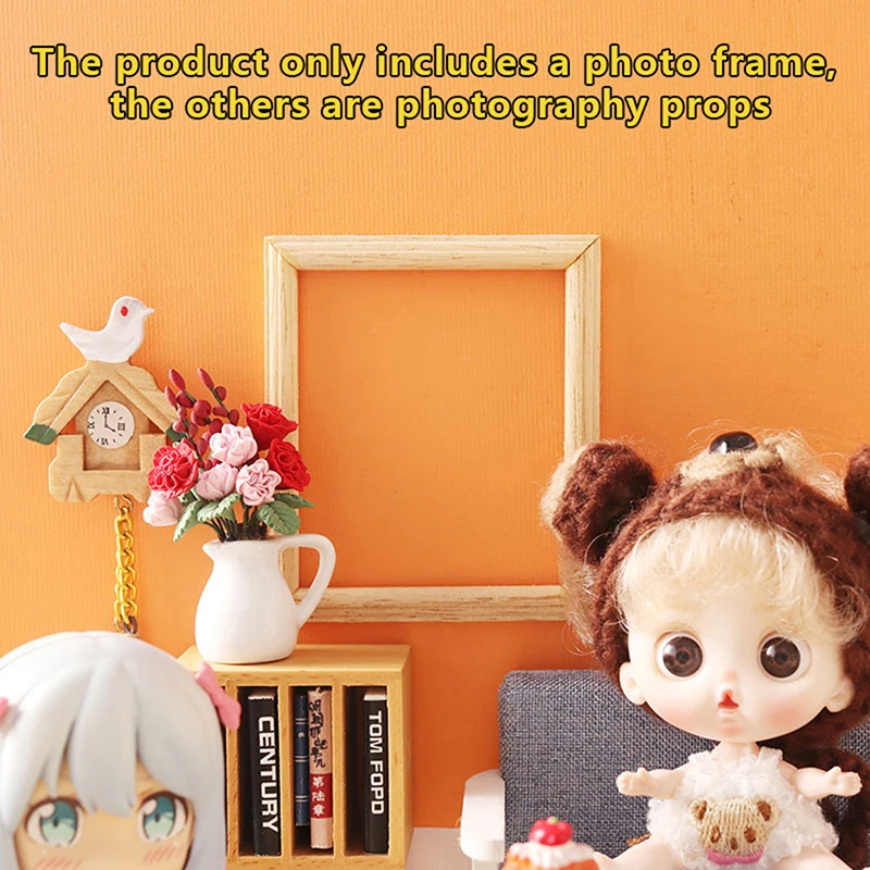 1Pc Dollhouse Miniature Photo Frames Oil Painting Frame Rectangle Mural Frame Home Model Decor Toy Doll House Accessories
1Pc Dollhouse Miniature Photo Frames Oil Painting Frame Rectangle Mural Frame Home Model Decor Toy Doll House Accessories