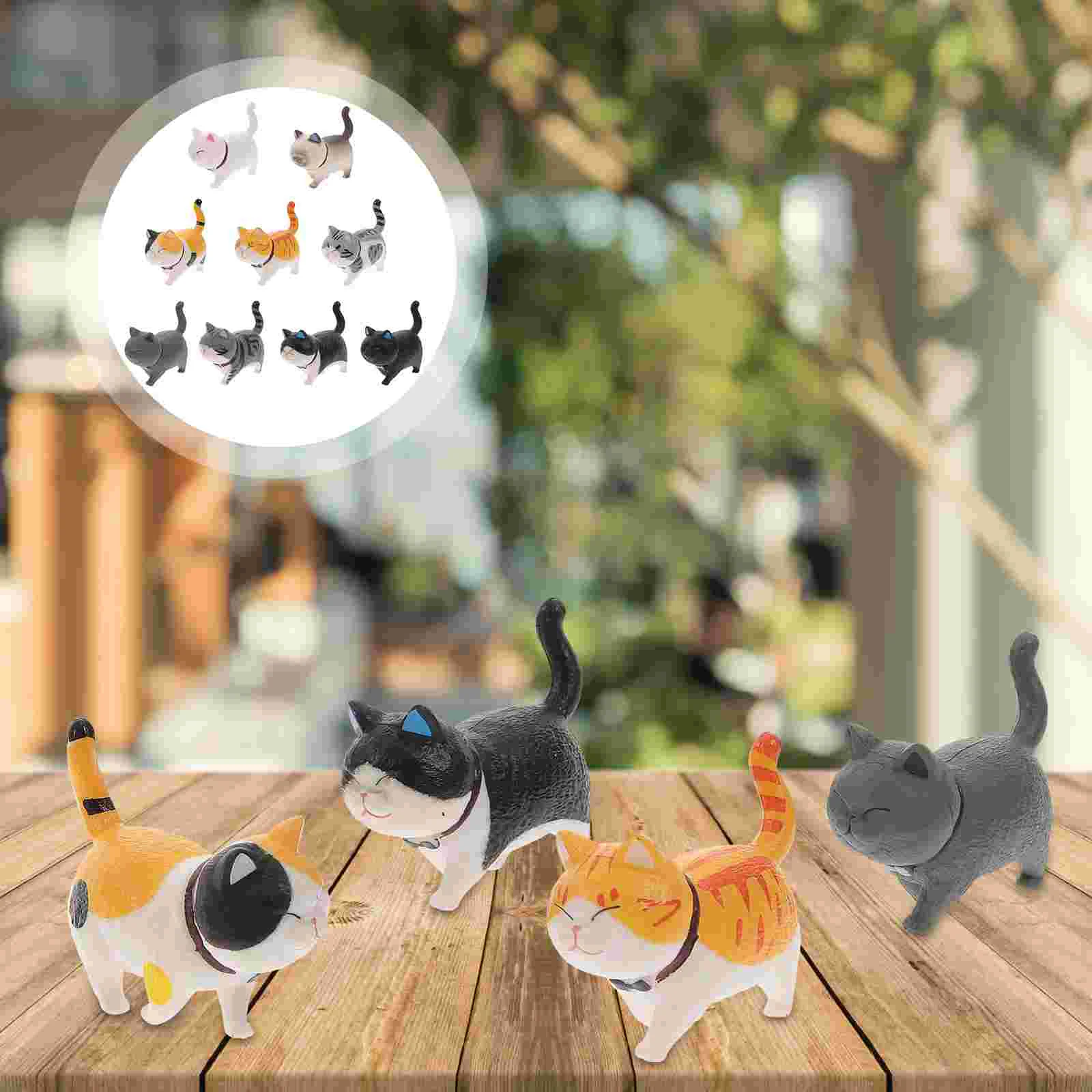 Cat Mini Miniature Animal Figurines Statue Landscape Cake Kitten Figures Micro Figurine Toys Figure Garden Decoration Decor 
Cat Mini Miniature Animal Figurines Statue Landscape Cake Kitten Figures Micro Figurine Toys Figure Garden Decoration Decor
