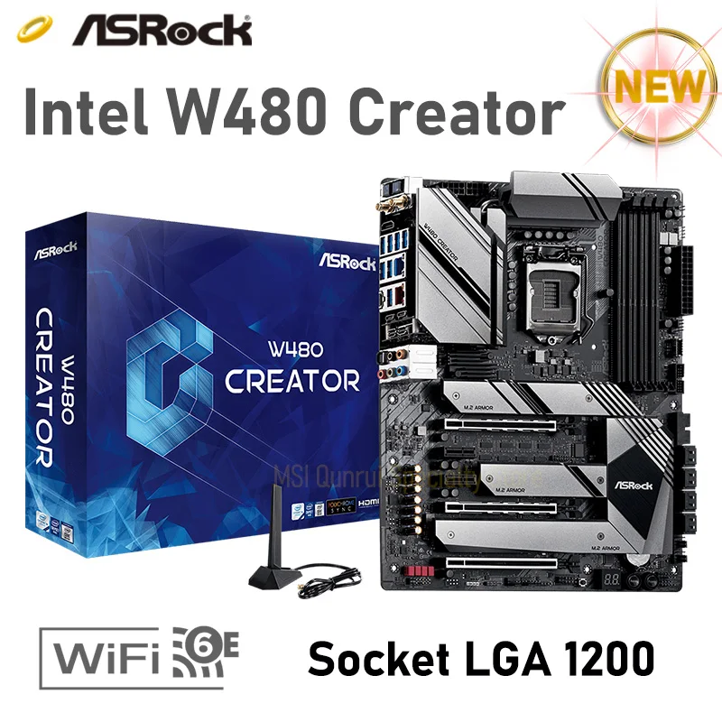 Материнская плата ASRock W480 Creator LGA1200 DDR4Quad CrossFireX SATA3 USB3.2 ATX Intel W80, материнская плата для рабочей станции, материнская плата DDR4, Новинка
Материнская плата ASRock W480 Creator LGA1200 DDR4Quad CrossFireX SATA3 USB3.2 ATX Intel W80, материнская плата для рабочей станции, материнская плата DDR4, Новинка