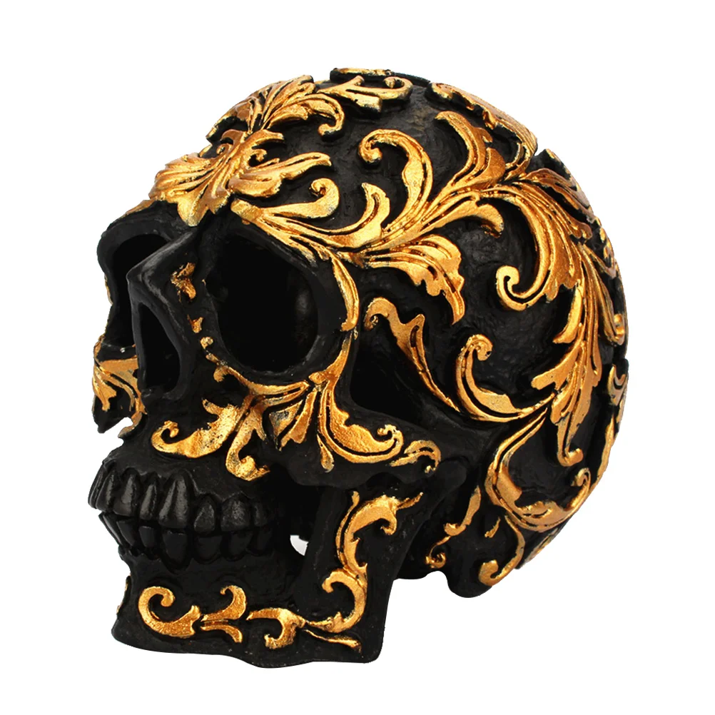 Resin Craft Black Head Golden Carving Creative Decoration Sculpture Ornament Home Decoration (Golden)
Resin Craft Black Head Golden Carving Creative Decoration Sculpture Ornament Home Decoration (Golden)