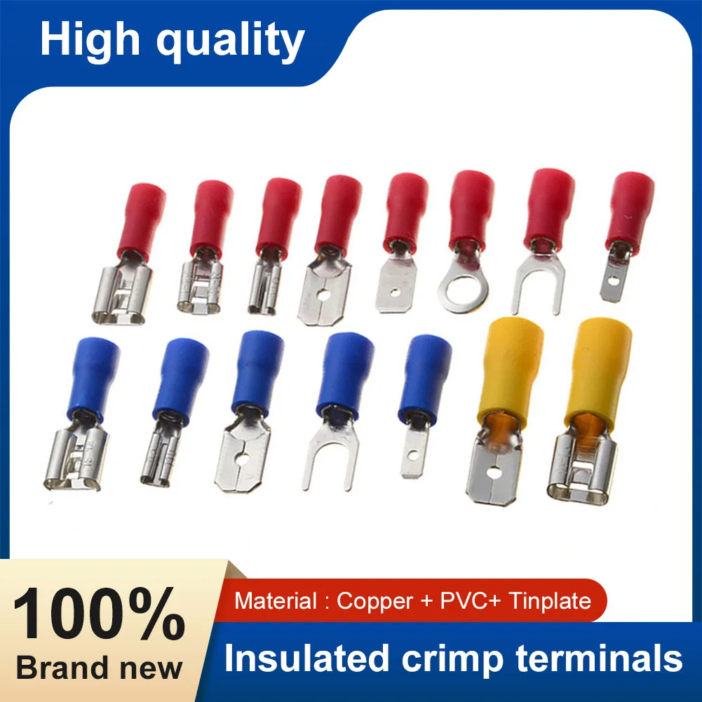 SALE 280Pcs Assorted Spade Terminals Insulated Cable Connector Electrical Wire Crimp Butt Ring Fork Set Ring Lugs Rolled Kit
SALE 280Pcs Assorted Spade Terminals Insulated Cable Connector Electrical Wire Crimp Butt Ring Fork Set Ring Lugs Rolled Kit