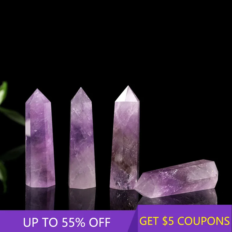 40-70mm Natural Stones Crystal Point Wand Brazilian Amethyst Quartz Healing Stone Energy Ore Mineral Rock Crafts Home Decoration
40-70mm Natural Stones Crystal Point Wand Brazilian Amethyst Quartz Healing Stone Energy Ore Mineral Rock Crafts Home Decoration