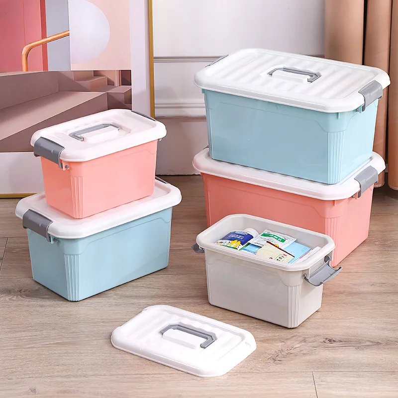 Plastic storage box thickened storage box clothing portable organizer box toy storage box home organization
Plastic storage box thickened storage box clothing portable organizer box toy storage box home organization