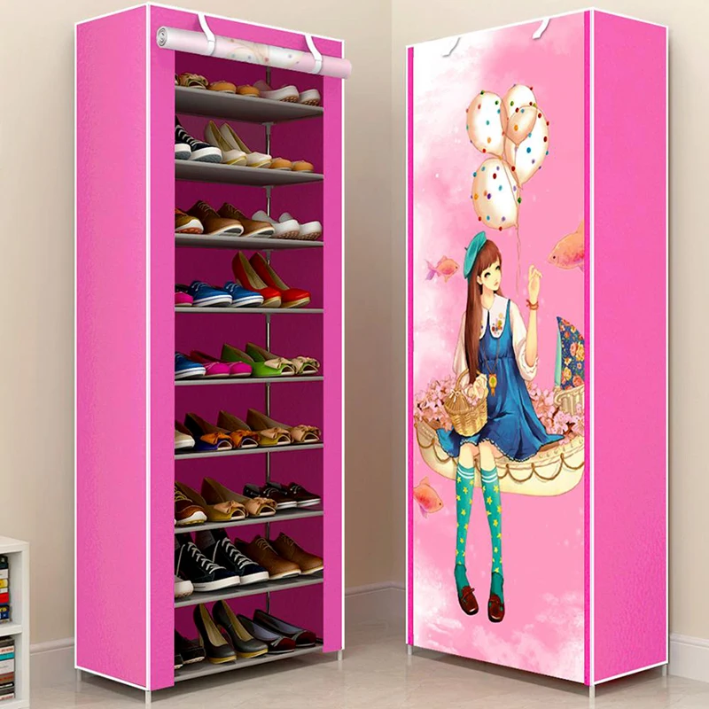 Multilayer Shoe Rack Easy assmble Shoes Storage Closet Organizer Home Dorm Room Furniture Space saving Nonwoven Shoe Cabinets
Multilayer Shoe Rack Easy assmble Shoes Storage Closet Organizer Home Dorm Room Furniture Space saving Nonwoven Shoe Cabinets