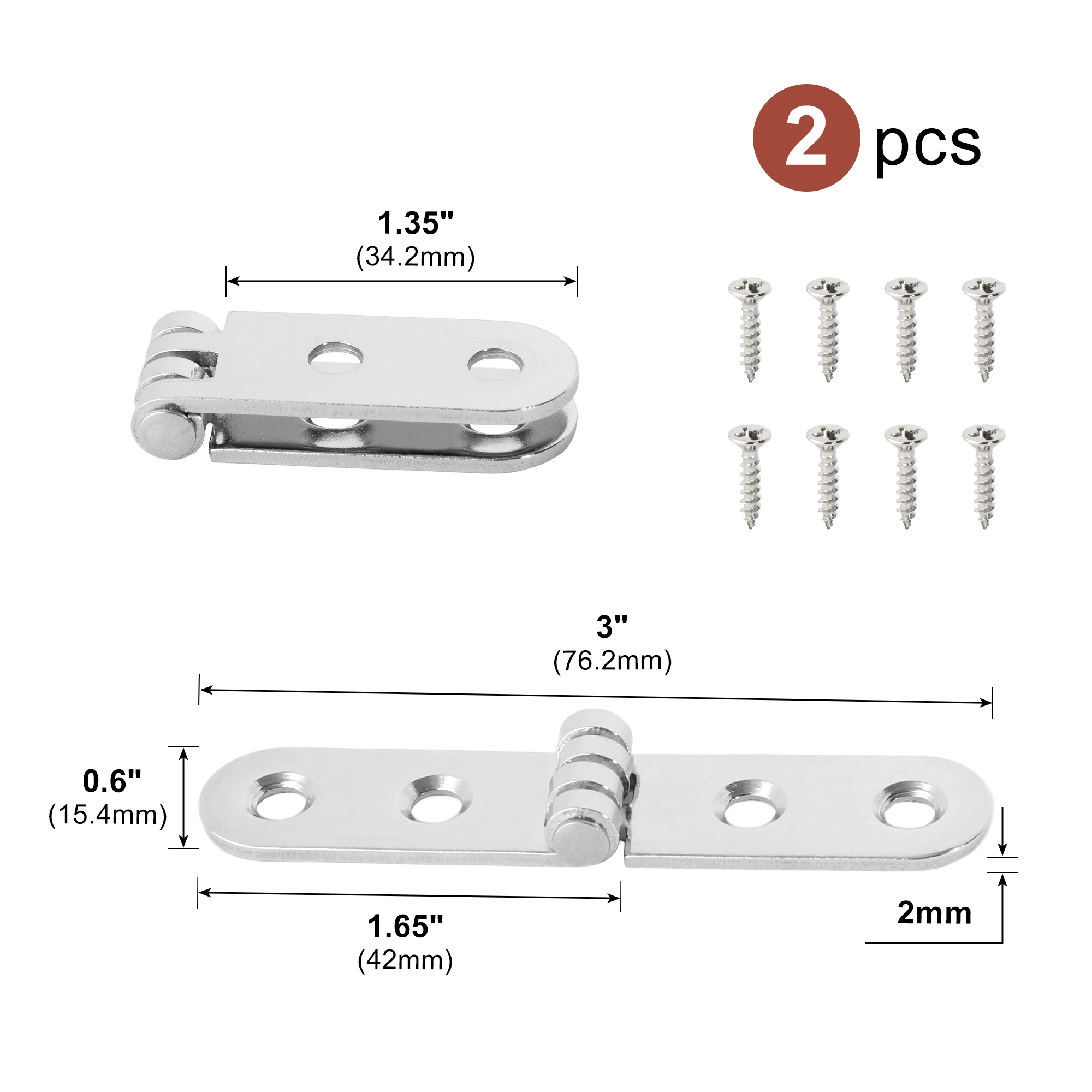 2 шт. складные петли Keenkee для мебели
2 шт. складные петли Keenkee для мебели