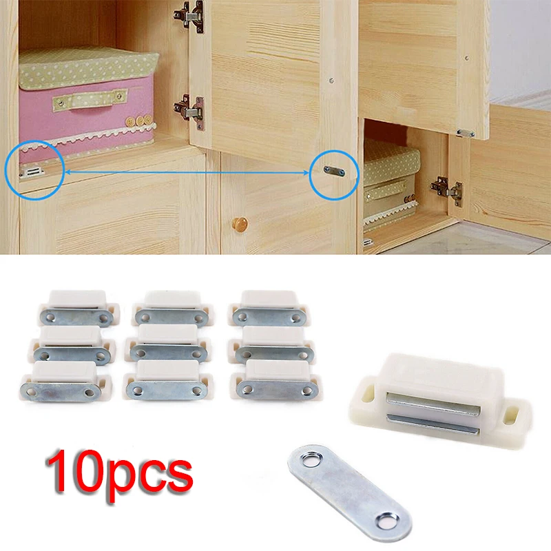 Set Door Catch Stopper Tool Wardrobe 10pcs Cabinet Cupboard Hardware Kitchen Lock Magnetic Replacement Accessories
Set Door Catch Stopper Tool Wardrobe 10pcs Cabinet Cupboard Hardware Kitchen Lock Magnetic Replacement Accessories