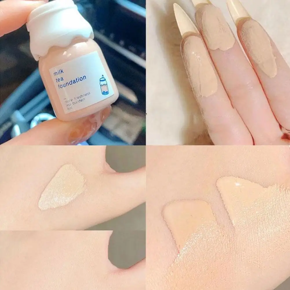 Milk Tea Foundation Concealer Matte Foundation Cream Cosmetics Dark Waterproof Lasting Spots Acne Circles Marks Conc E8k3
Milk Tea Foundation Concealer Matte Foundation Cream Cosmetics Dark Waterproof Lasting Spots Acne Circles Marks Conc E8k3