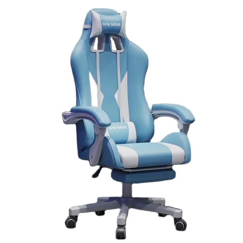 New pink computer chair home office game chair anchor live gaming chair blue comfortable backrest competitive racing chair
New pink computer chair home office game chair anchor live gaming chair blue comfortable backrest competitive racing chair