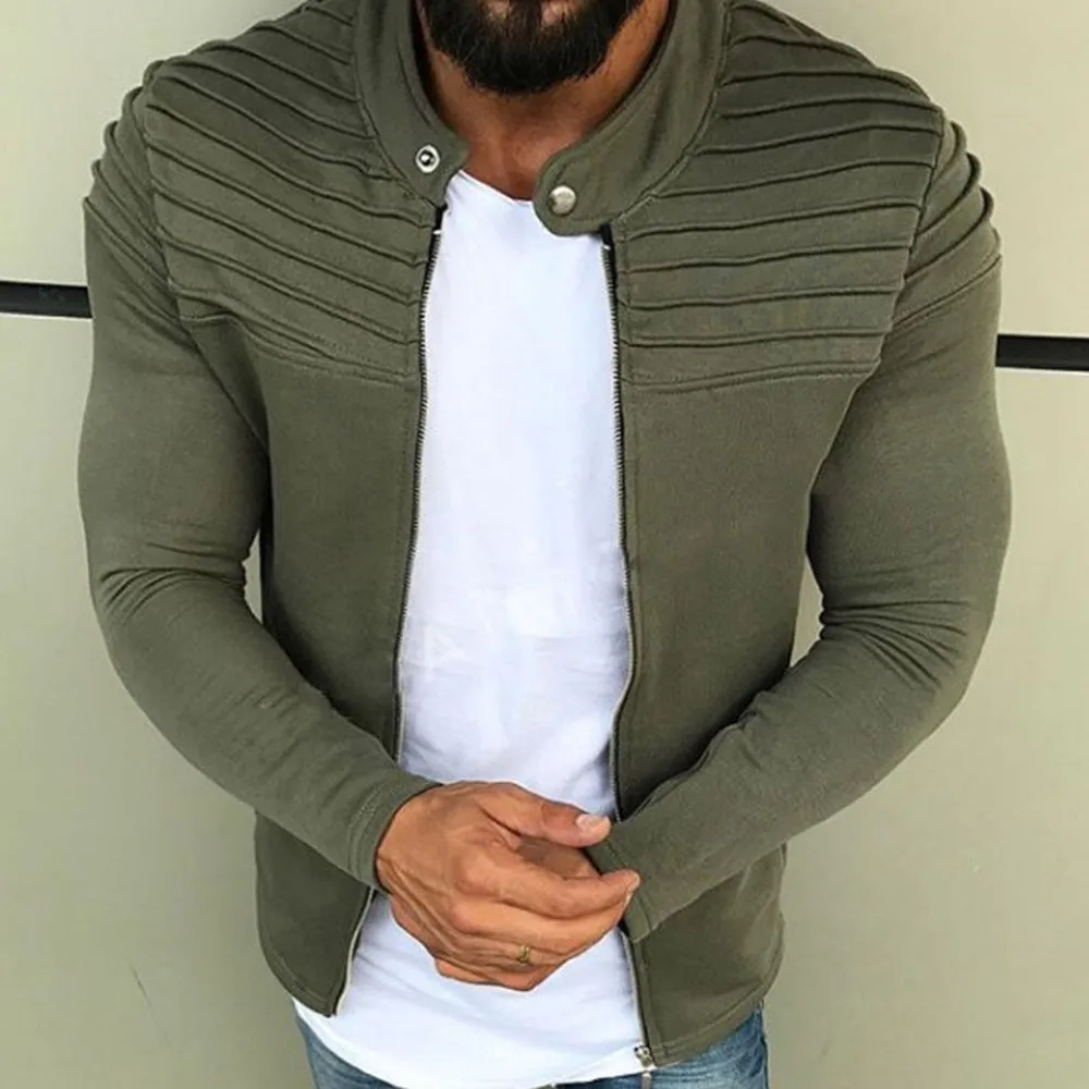 Men’s Warm Long Sleeve Slim Fit Cardigan Coat Zip Up Sports Outwear Solid Jacket Outdoor Hiking Casual Fashion Coat Streetwear
Men’s Warm Long Sleeve Slim Fit Cardigan Coat Zip Up Sports Outwear Solid Jacket Outdoor Hiking Casual Fashion Coat Streetwear