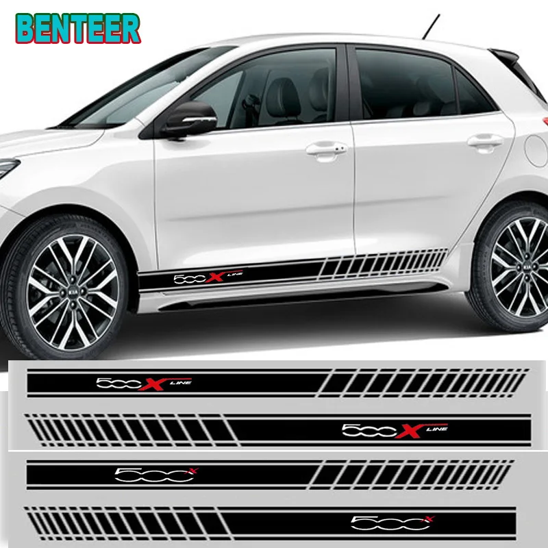Наклейки на боковые кузова автомобиля Fiat 500X 500xline, 2 шт. 
Наклейки на боковые кузова автомобиля Fiat 500X 500xline, 2 шт.
