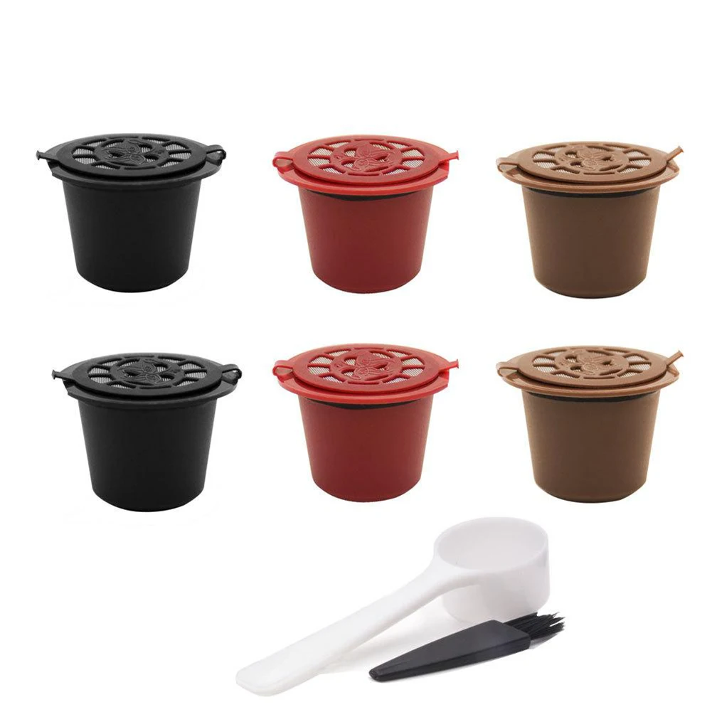 6PCS For Nespresso Reusable Capsule Coffee Machine Refillable Filter Capsule Pods Household Kitchen Coffee Accessories
6PCS For Nespresso Reusable Capsule Coffee Machine Refillable Filter Capsule Pods Household Kitchen Coffee Accessories