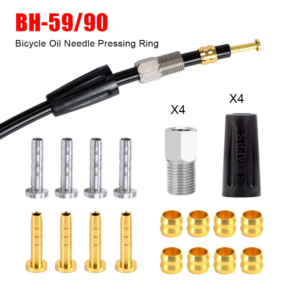 Bicycle Oil Needle Pressing Ring For BH59/63 BH90 Bike Hydraulic Disc Hose Pipe Olive Connect Head T Brake Set Accessories
Bicycle Oil Needle Pressing Ring For BH59/63 BH90 Bike Hydraulic Disc Hose Pipe Olive Connect Head T Brake Set Accessories