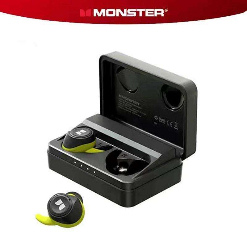 Original Monster Champion TWS Bluetooth Headset Long Battery Life In-ear Sports Music Gaming Earbuds IPX8 Waterproof Earphone
Original Monster Champion TWS Bluetooth Headset Long Battery Life In-ear Sports Music Gaming Earbuds IPX8 Waterproof Earphone