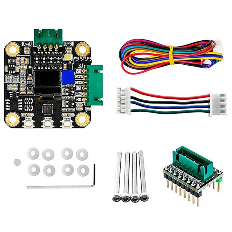 NEMA 17 Stepper Motor Driver, MKS SERVO42C PCBA Motor Driver Kit Ultra Quiet Board,CNC-Laser Parts To Prevent Lost Steps
NEMA 17 Stepper Motor Driver, MKS SERVO42C PCBA Motor Driver Kit Ultra Quiet Board,CNC-Laser Parts To Prevent Lost Steps