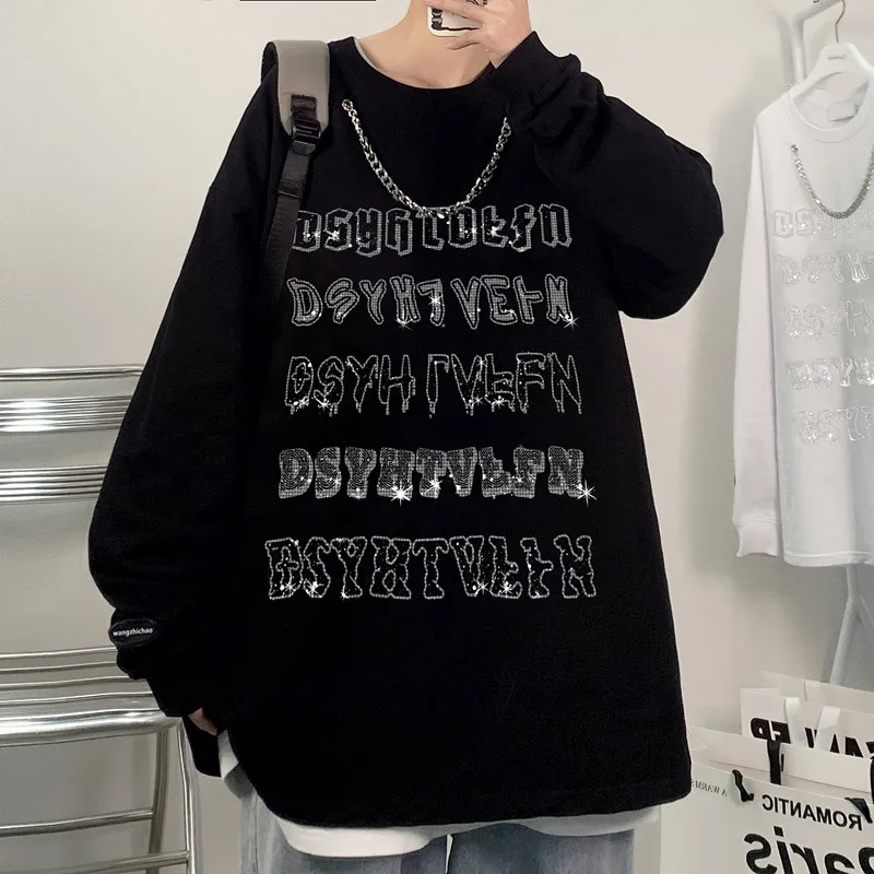 ZCSMLL American High Street Long Sleeve T-shirt Men's Spring Autumn Fashion Popular Hip Hop Loose Letter Print Versatile Top
ZCSMLL American High Street Long Sleeve T-shirt Men's Spring Autumn Fashion Popular Hip Hop Loose Letter Print Versatile Top