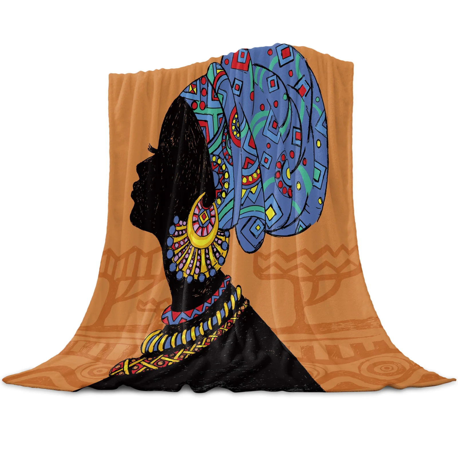 Soft Warm Fleece Blanket Ethnic African Women Winter Sheet Bedspread for Couch Bed Sofa Throw Flannel Blankets King Queen Size 
Soft Warm Fleece Blanket Ethnic African Women Winter Sheet Bedspread for Couch Bed Sofa Throw Flannel Blankets King Queen Size