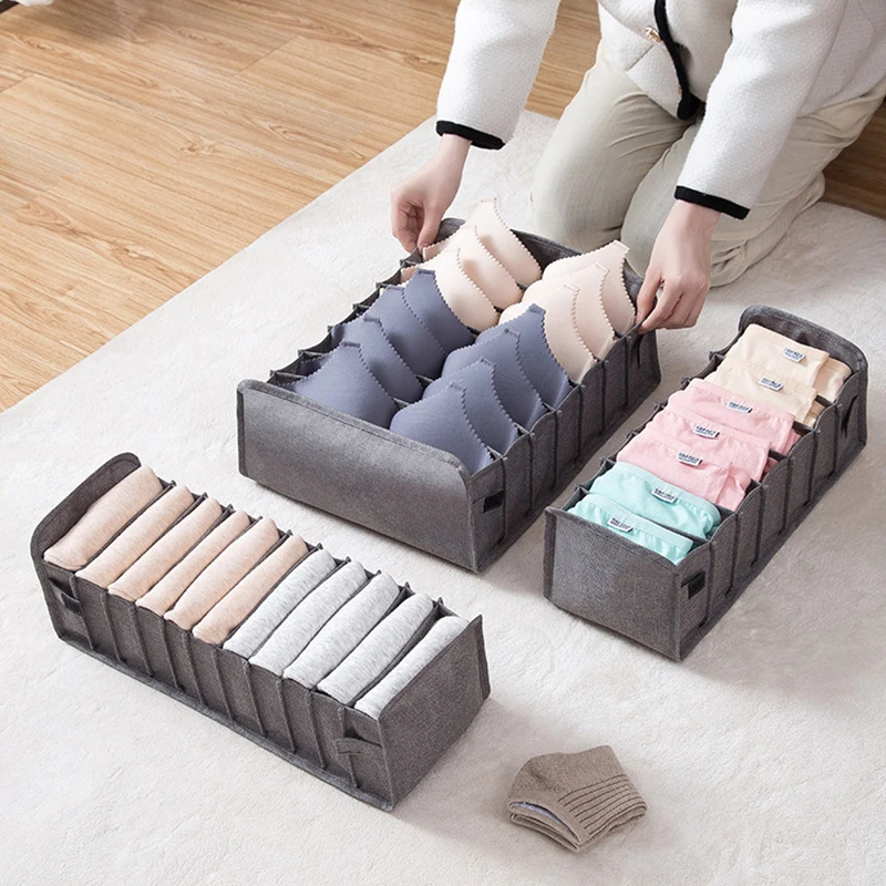 Practical Multi-Grids Underwear Storage Box Sock Bra Underpant Organizer Closet Drawer Divider For Dorm Room Save Space
Practical Multi-Grids Underwear Storage Box Sock Bra Underpant Organizer Closet Drawer Divider For Dorm Room Save Space